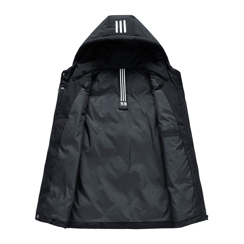 Padded Striped Vest Sleeveless Jacket ,  - Streetwear Jacket - Slick Street