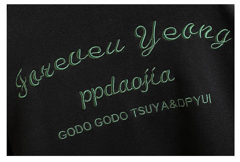 Forever Young Green Stripped Sleeves Hoodie ,  - Streetwear Hoodie - Slick Street