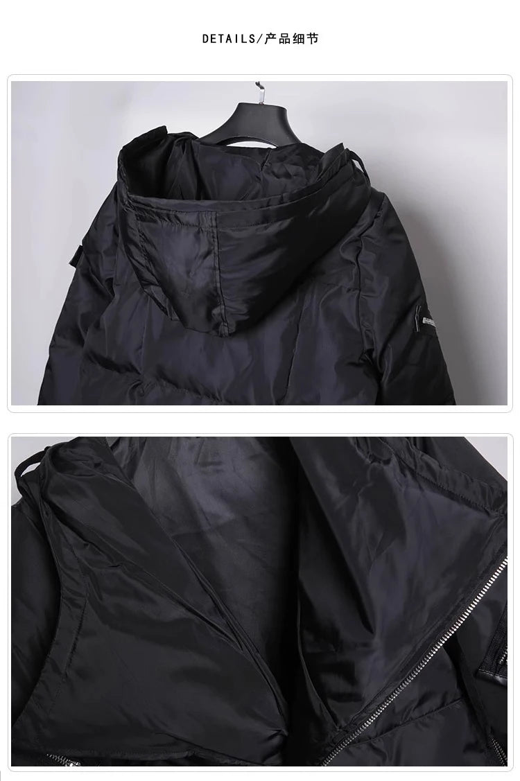Long Zipper Style Padded Jacket , - Streetwear Jacket - Slick Street