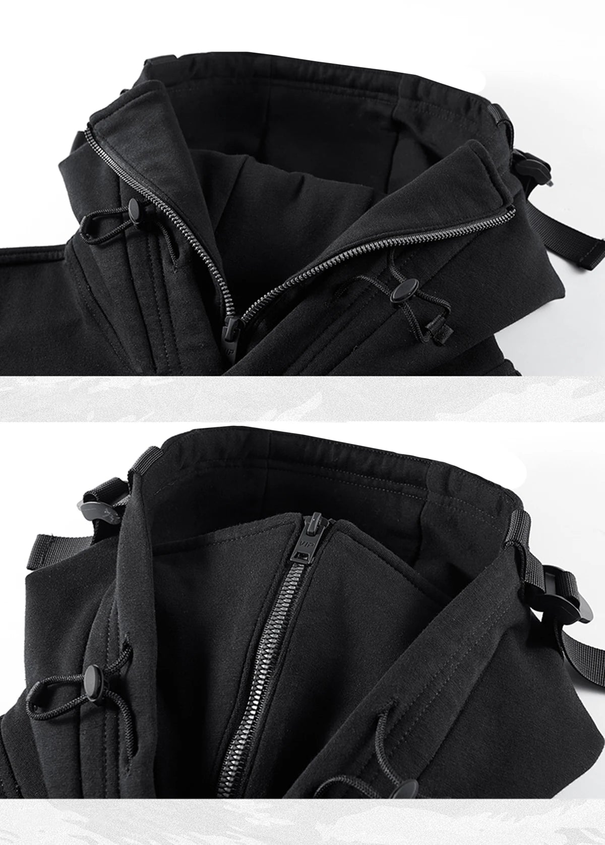 Dark Soul High Neck Mask Pullover Hoodie , - Streetwear Hoodie - Slick Street