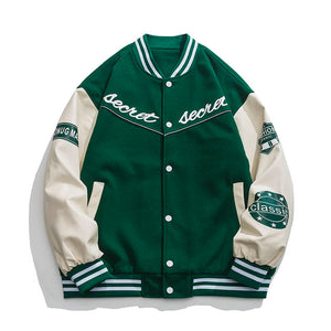 Secret Hands-Ome Button Up Reglan Sleeve Jacket Army Green, XS - Streetwear Jacket - Slick Street