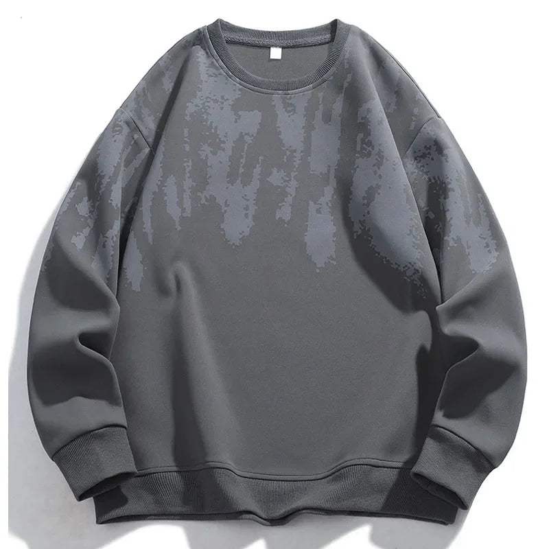 Two Tones Pullover Sweater Gray, XS - Streetwear Sweater - Slick Street