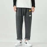 Ripped Nostalgic Denim Pants Black, XS - Streetwear Pants - Slick Street