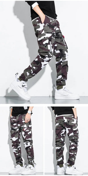 CR3 Camouflage Cargo Pants ,  - Streetwear Pants - Slick Street