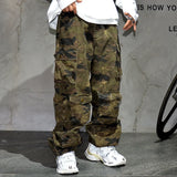 Jungle T24 Camo Cargo Pants Camo, 26 - Streetwear Cargo Pants - Slick Street