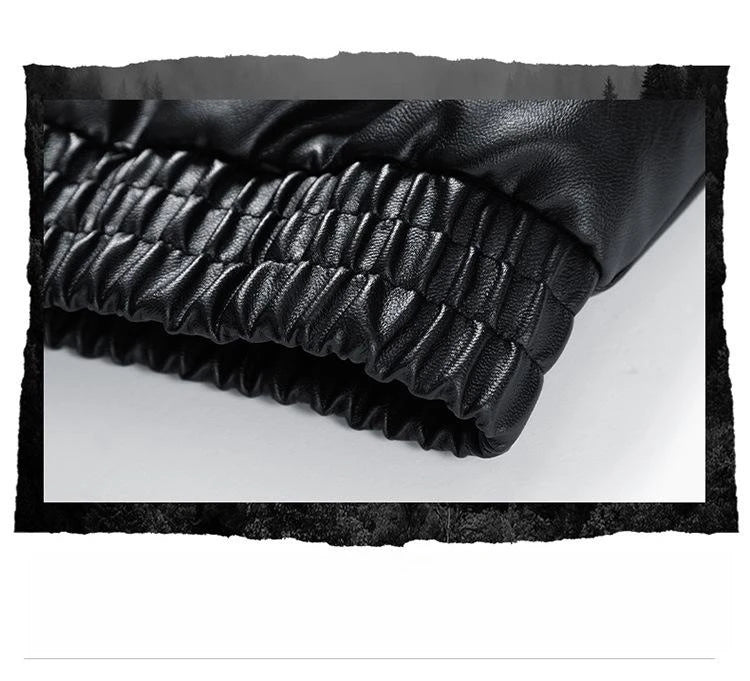 MEPI-TANG Leather Jacket , - Streetwear Jacket - Slick Street