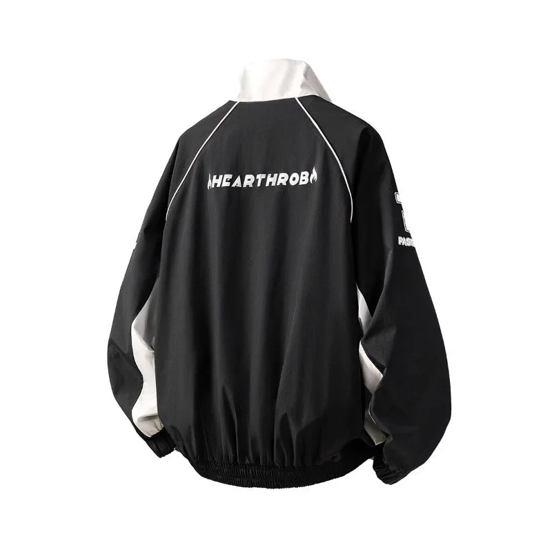 HEARTHOB Racer Bomber Jacket , - Streetwear Jacket - Slick Street