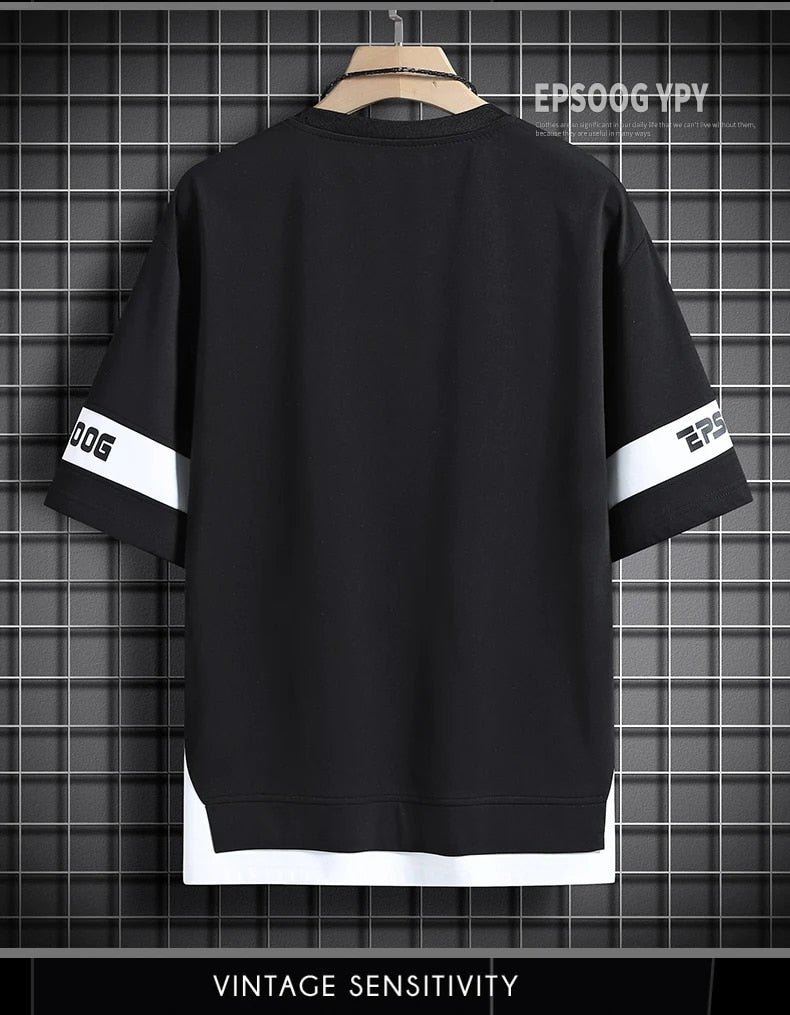 EPSOOG YPY Color Contrast T-Shirt ,  - Streetwear T-Shirt - Slick Street