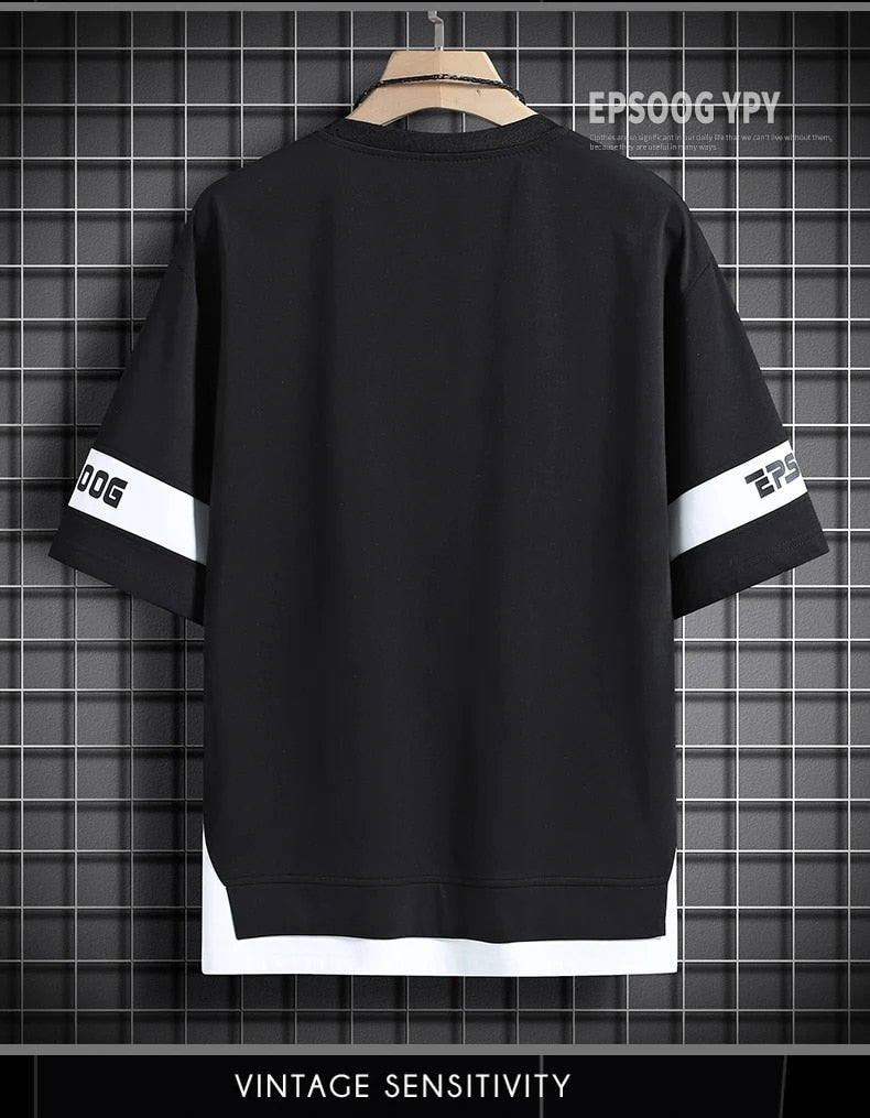 EPSOOG YPY Color Contrast T-Shirt , - Streetwear T-Shirts - Slick Street