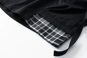Plaid Cargo Shorts , - Streetwear Shorts - Slick Street