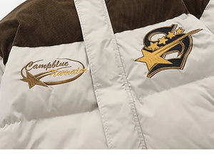Campblue Narrator Star Patchwork Jacket ,  - Streetwear Jacket - Slick Street
