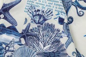 Marine Life Underwater World Short Sleeve Shirt , - Streetwear Shirt - Slick Street