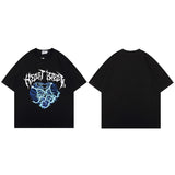 Thunderstroke Heart Break T-Shirt Black, S - Streetwear T-Shirts - Slick Street