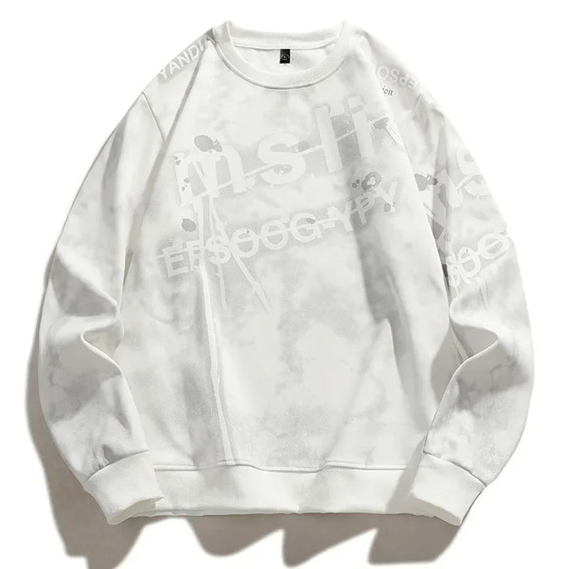 EPSOOG-YPY Loose Style Sweater White, XS - Streetwear Sweater - Slick Street