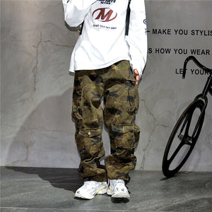 Jungle T24 Camo Cargo Pants , - Streetwear Pants - Slick Street