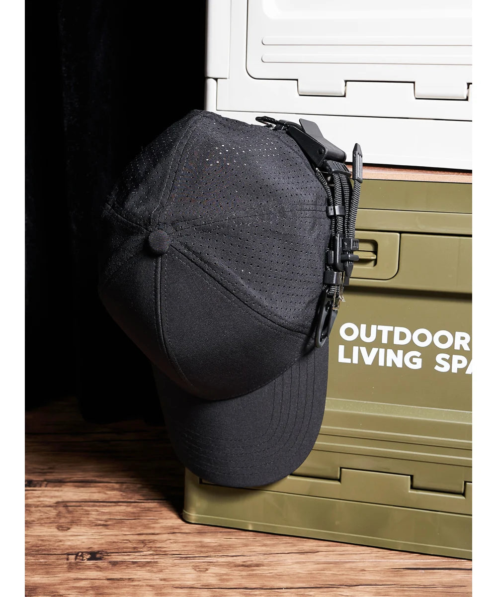 Plain Black Adjustable Cap , - Streetwear Cap - Slick Street