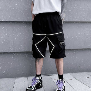 Solid Bermuda White Lining Shorts ,  - Streetwear Shorts - Slick Street