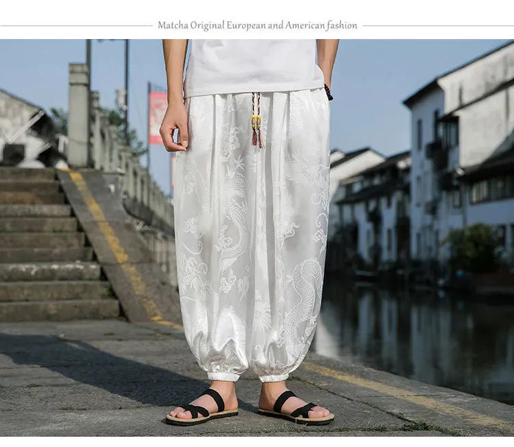 Dragon Japanese Pants , - Streetwear Pants - Slick Street