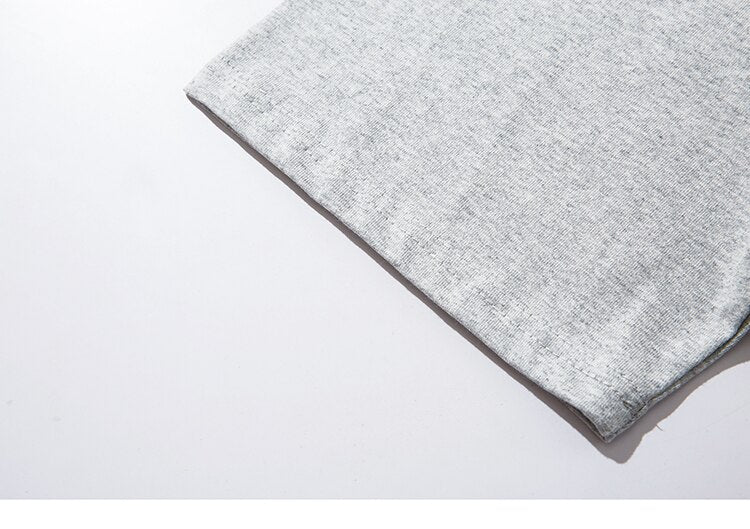 Star Shape Melting Letter Graphic T-Shirt , - Streetwear T-Shirts - Slick Street