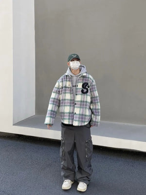 Large Knee Pocket Baggy Pants , - Streetwear Pants - Slick Street