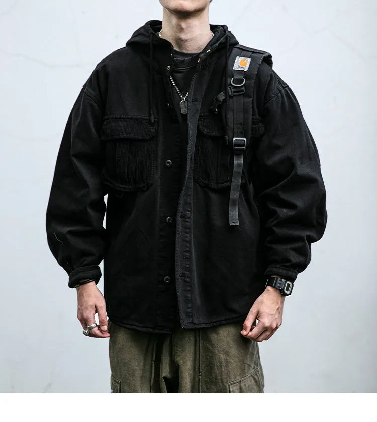 VX1 Hooded Jacket , - Streetwear Jackets - Slick Street
