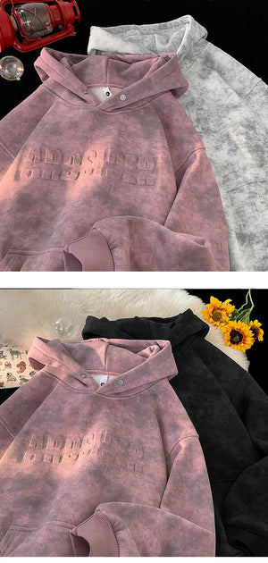 Tie-Dye Kangaroo Pocket Pullover Hoodie , - Streetwear Hoodie - Slick Street