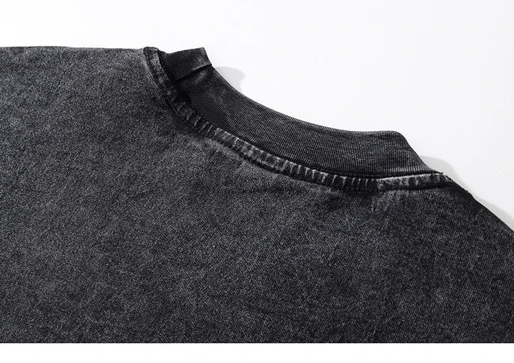 The Faces We Fear Dusty Color O-Neck T-Shirt , - Streetwear T-Shirts - Slick Street