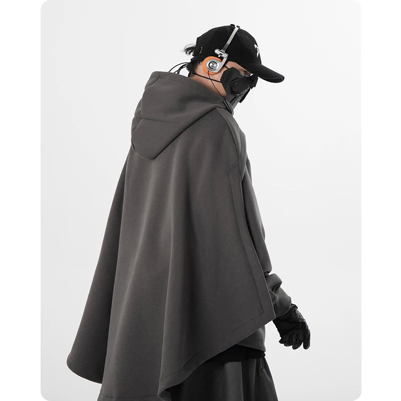 High Neck Cloak Two Piece Hoodie – Slick Street High Neck Cloak Two Piece Hoodie – Slick Street