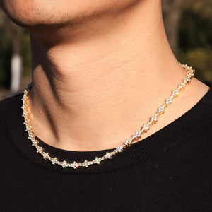Iced Out 5A Cubic Zirconia Necklace ,  - Streetwear Necklace - Slick Street