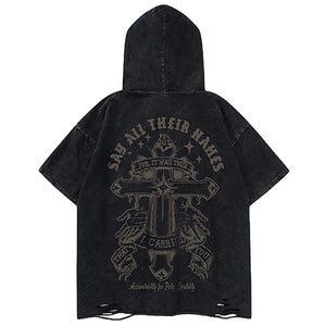 Say All Their Names Devil Horns Hoodie , - Streetwear Hoodie - Slick Street