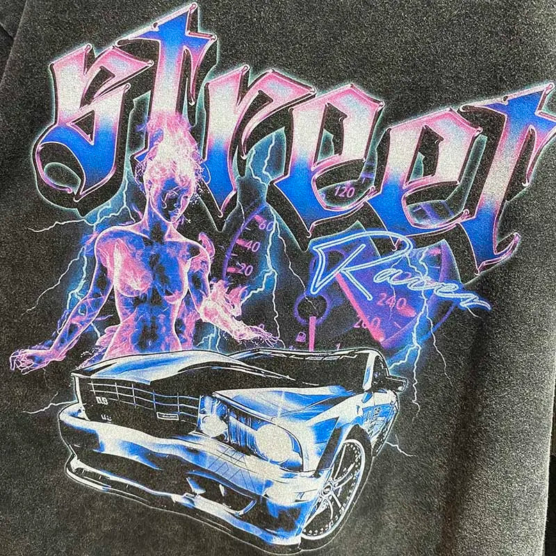 Street Racer Graphic T-Shirt ,  - Streetwear T-Shirt - Slick Street