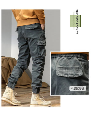 Tactical Elastic Waist And Ankle Pants , - Streetwear Pants - Slick Street