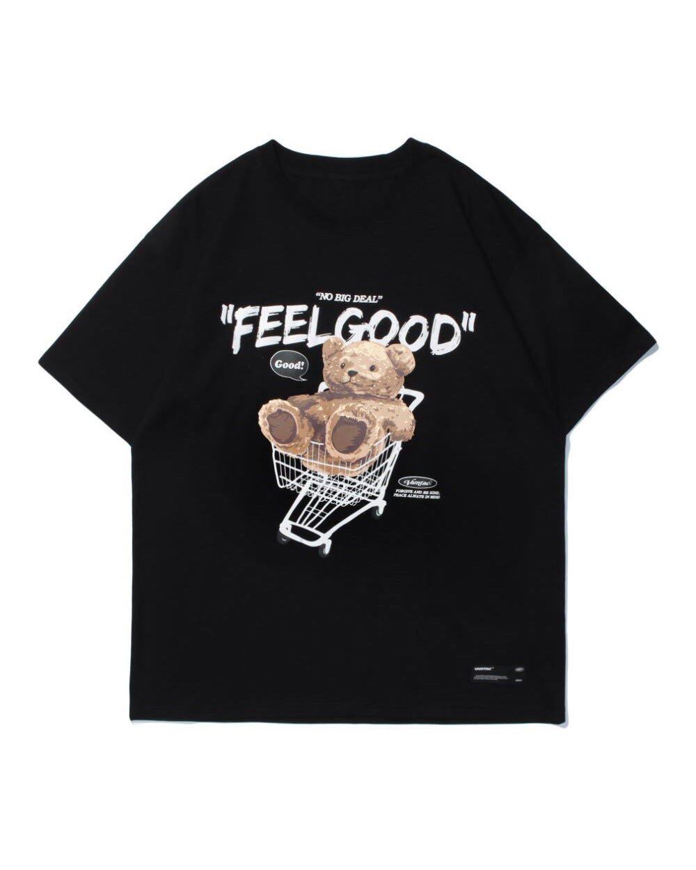 Teddy Bear 'Feel Good' T-Shirt , - Streetwear T-Shirt - Slick Street