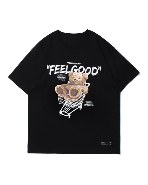 [ STIGMA ]★23 FEEL GOOD BEAR STANDARD FIT T-SHIRTS 23 FEEL GOOD BEAR STANDARD FIT T-SHIRTS WHITE - STIGMA | 60
