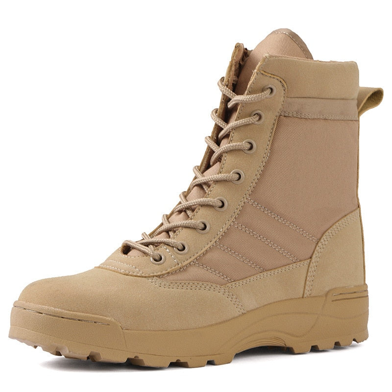 Delta Commando High Length Boots Khaki, 36 - Streetwear Shoes - Slick Street