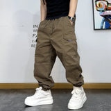 KS1 Baggy Cargo Pants Brown, XS - Streetwear - Slick Street