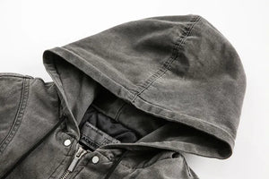 Shadowy Vintage Grunge Jacket ,  - Streetwear Jacket - Slick Street