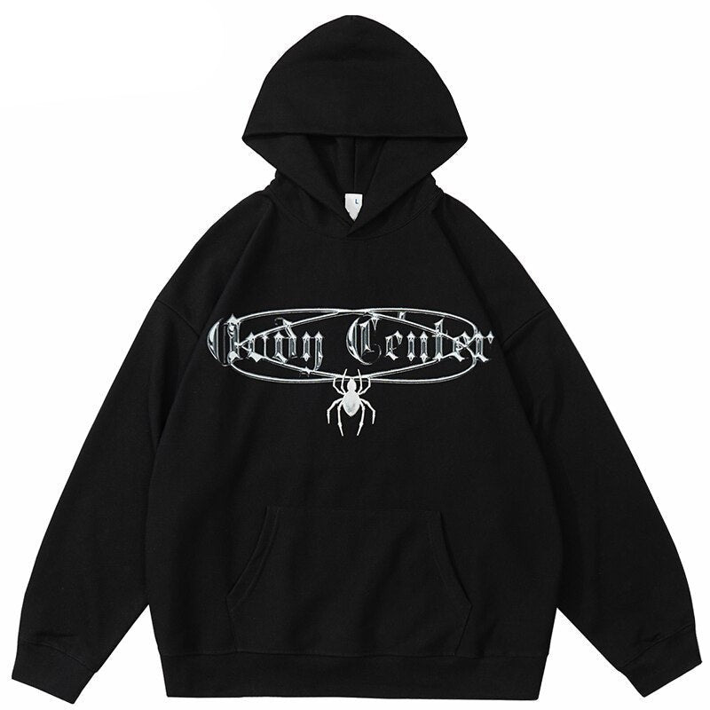 Cross Cellar Spider Graphic Hoodie ,  - Streetwear Hoodie - Slick Street