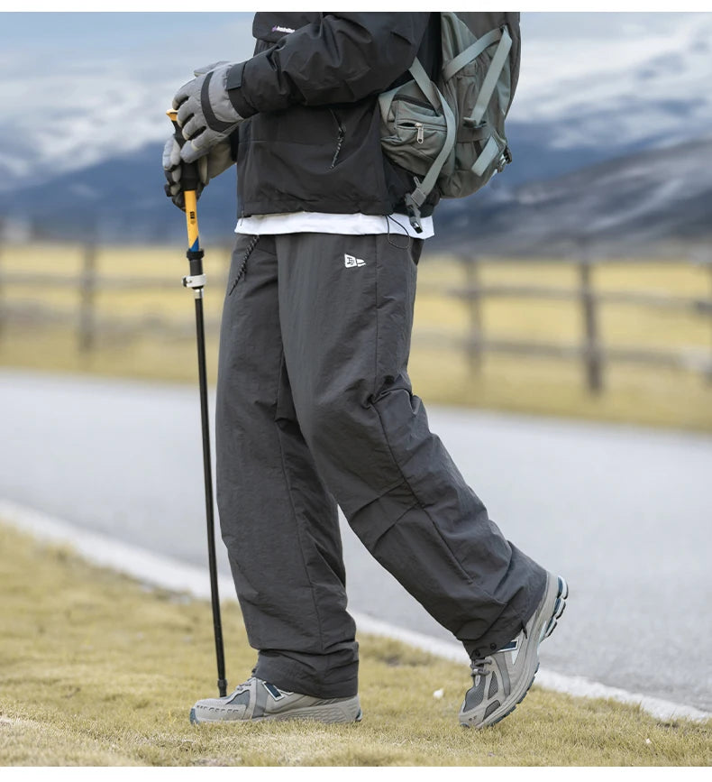 Hiking Style Straight Leg Pants , - Streetwear Pants - Slick Street