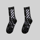 CyberTech V1 Socks Black, One Size - Streetwear Socks - Slick Street