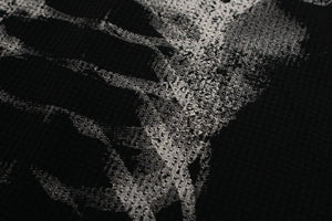 Skeleton B-Heart Graphic Sweatshirt , - Streetwear Sweatshirts - Slick Street