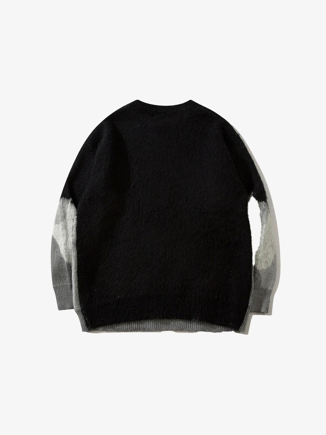 Cat Graphic Knitted Sweater , - Streetwear Sweatshirts - Slick Street