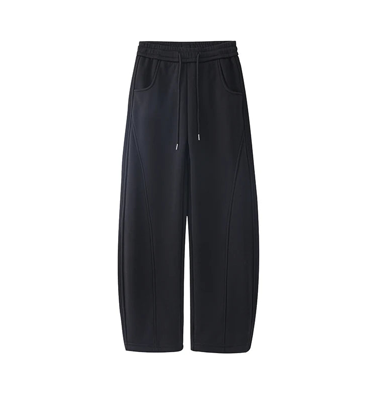 Smoky Tie-dye Straight Leg Pants XS, Black - Streetwear Pants - Slick Street