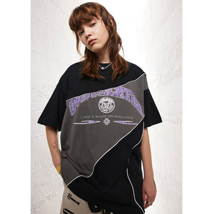 Don't Want To Struggle Patchwork T-Shirt , - Streetwear T-Shirts - Slick Street