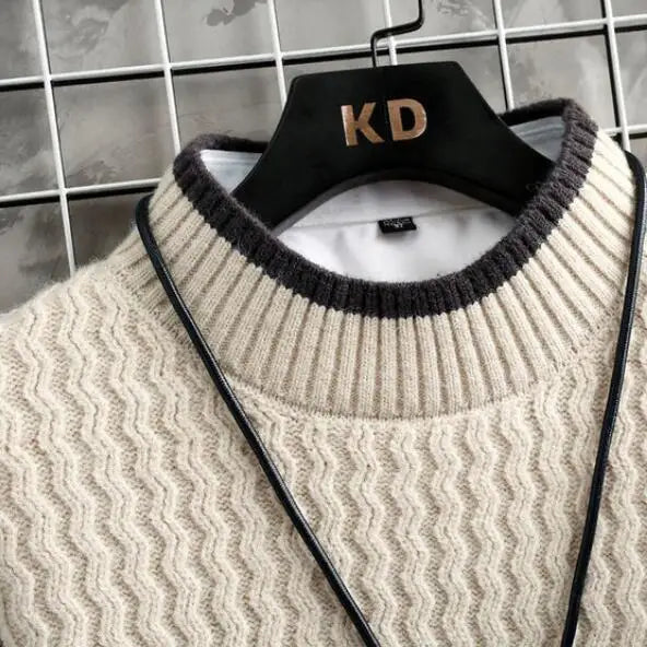 Classic Knitted Sweatshirt , - Streetwear Sweatshirts - Slick Street