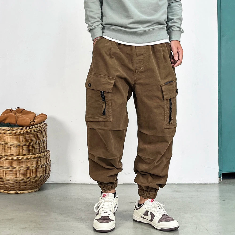 Desert Storm Cargo Pants Brown, XXS - Streetwear Cargo Pants - Slick Street