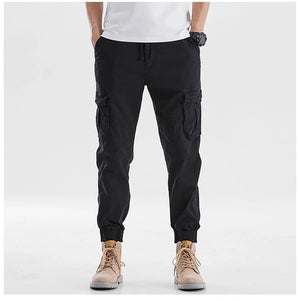 Drawstring Multi Pockets Cargo Pants ,  - Streetwear Pants - Slick Street