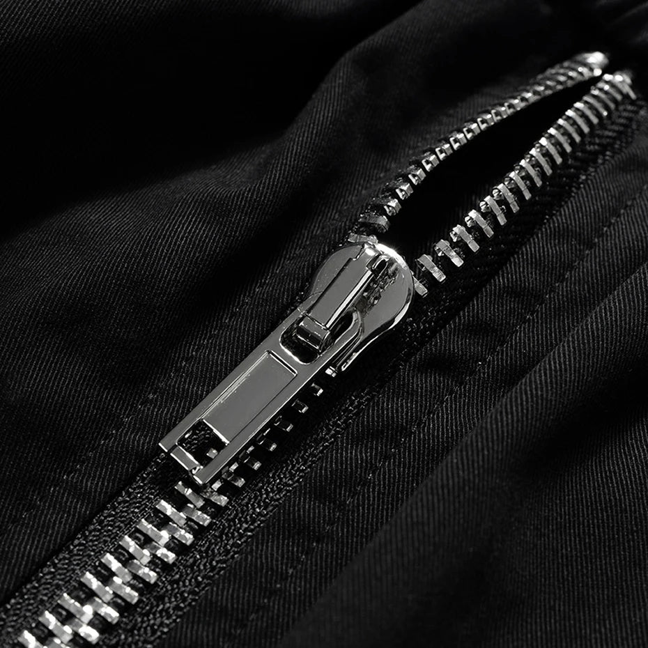 Z1 Long Drawstring Cargo Shorts , - Streetwear Shorts - Slick Street
