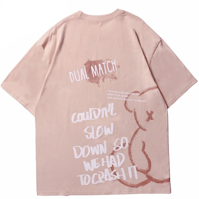 DM CATTIVO ORSO X-Eyed Bear T-Shirt ,  - Streetwear T-Shirt - Slick Street