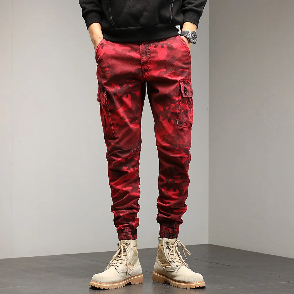 Drawstring Combat Military Cargo Pants ,  - Streetwear Pants - Slick Street